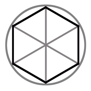 Hexagramme et hexagone