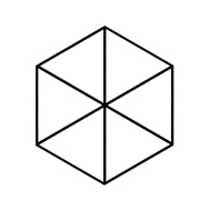Icone nombres hexagonaux centrés