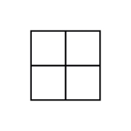 Icone nombres carrés