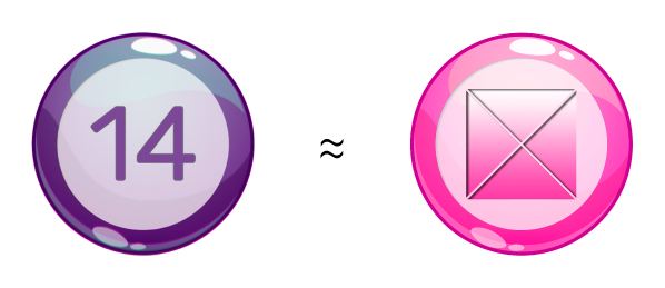 Symbole géométrique du nombre 14