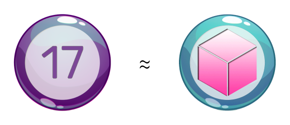 Symbole géométrique du nombre 17