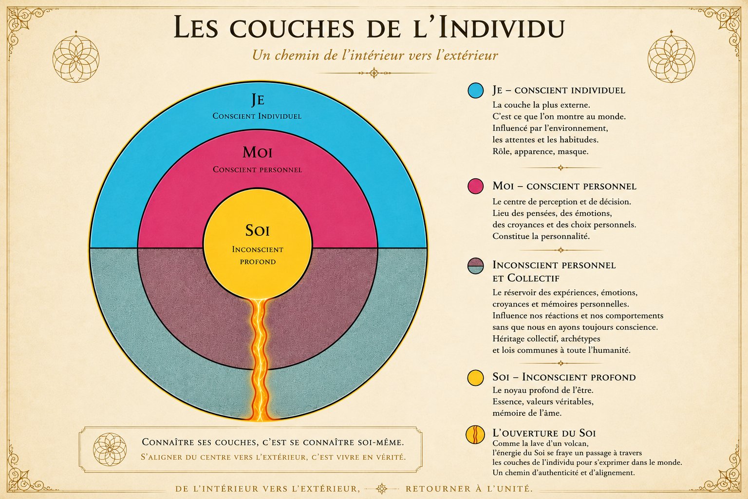 Les couches de la personnalité — Soi, Moi, Je