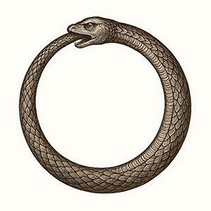 L'Ouroboros — symbole circulaire