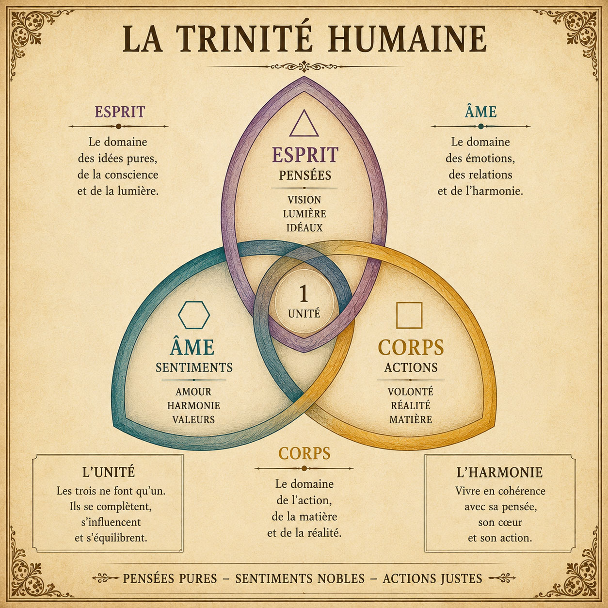 La Trinité Humaine — Esprit, Âme, Corps