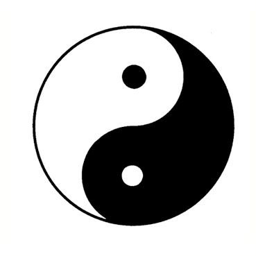 Yin et Yang — symbole circulaire