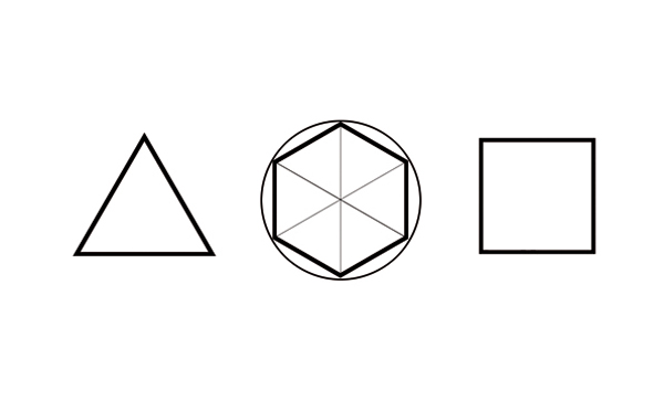 Les 3 figures mères de la géométrie