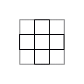 Le carré et la croix